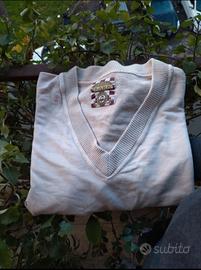 Felpa oversize vintage anni '90 beige – CLARK Made