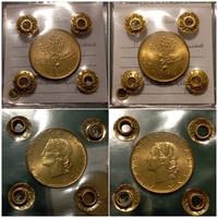 Rara Coppia 20 lire Ramo di Quercia 