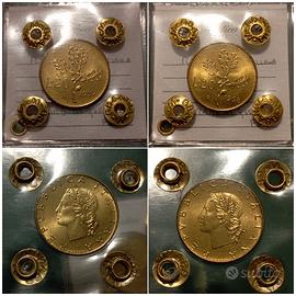 Rara Coppia 20 lire Ramo di Quercia 