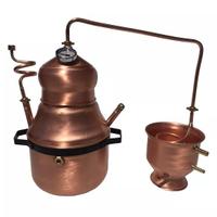 Alambicco distillatore 12 lt. a bagnomaria.
