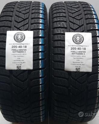 2 GOMME 205 40 18 PIRELLI A48353