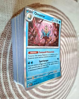 Mazzo 100+ carte Pokemon italiane tutte differenti