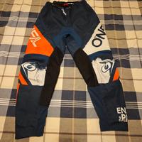 Pantalone ONEAL - MOTO Element Shocker Blue / Oran