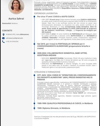 Assistenza anziani/ colf
