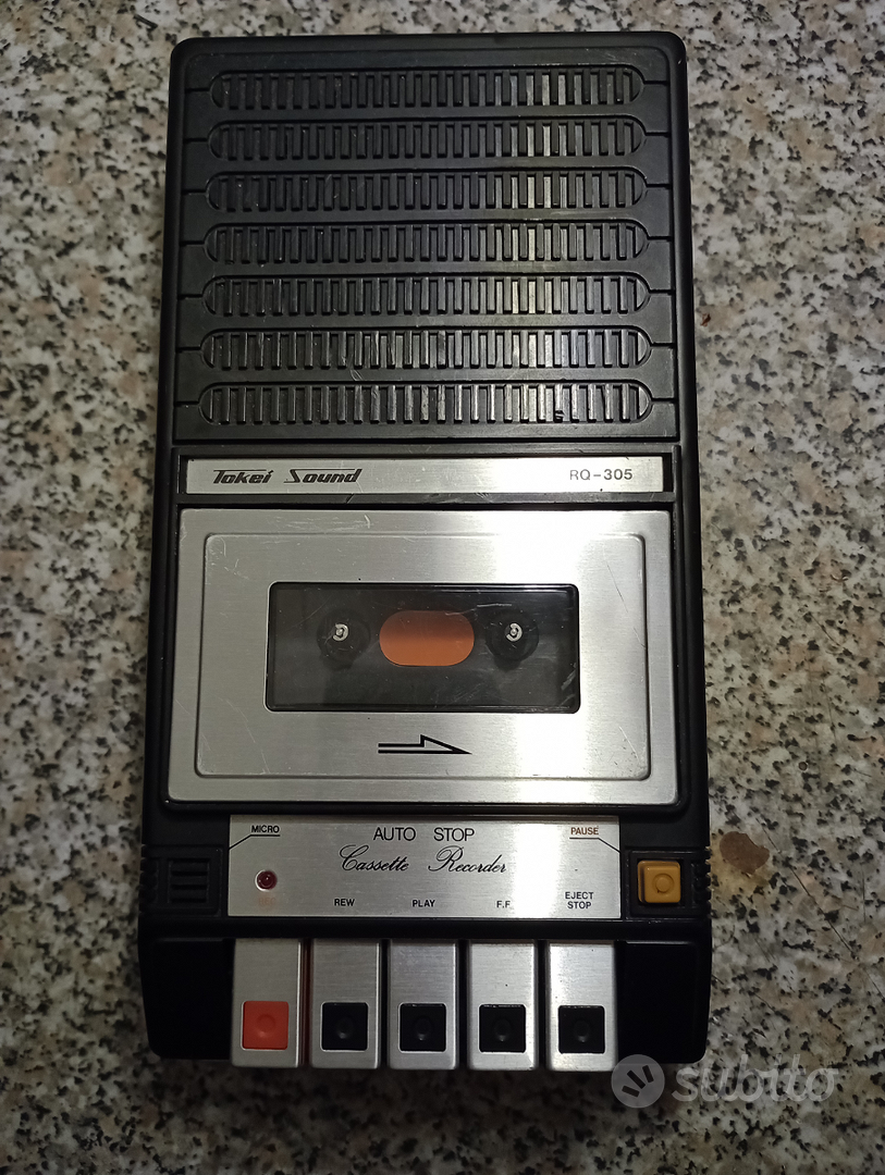 Mangianastri registratore cassette RQ-305 Vintage - Audio/Video In vendita  a Roma