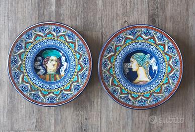 Piatti in maiolica di Faenza