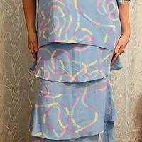 Completo donna “ Chloé “ vintage 100%seta tg 44