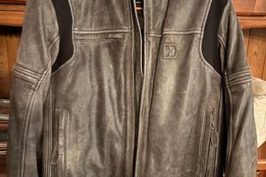 Giubbotto pelle Moto Hevik