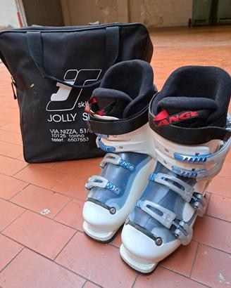 scarponi donna con borsa taglia 23.5