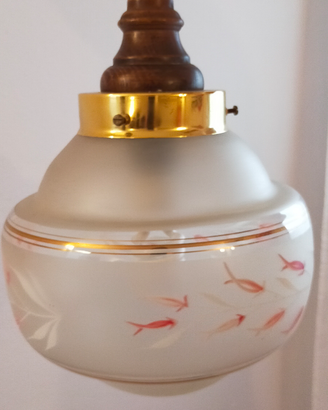 Lampadario vintage a palla