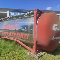 CONTAINER CISTERNA MARCA SARA 34400 KG, 2 SEZIONI 