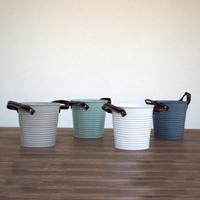 FIORIERA TONDA FERRO in 4 colori differenti