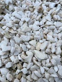 Ciottolini graniglia Carrara per giardino