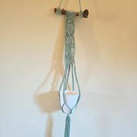 Portavaso appeso macrame Rustico Boho Country 
