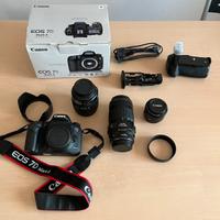 Canon 7D Mark II, 15-85mm IS, 50mm, 70-300mm IS