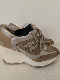 Sneakers Hogan pelle e nabuk