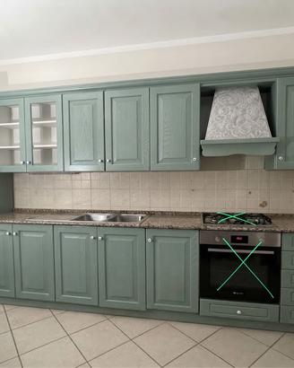 Cucina lineare classica mt 3,95