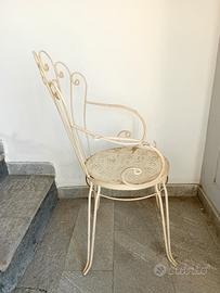 Sedia in ferro battuto 