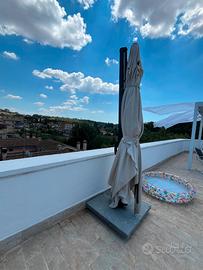 Ombrellone 3x4 con base di Marmo 