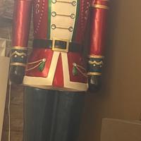 Soldato o schiaccianoci in legno alto 190 cm