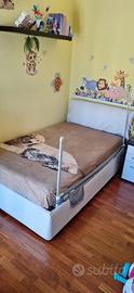 LETTO CONTENITORE 1 PIAZZA E MEZZA  + COMODINO