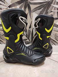 Stivali Moto Racing Alpinestars SMX-6 v2 Nero Gial