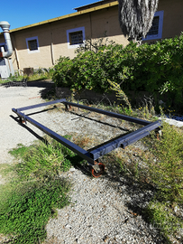 Carrello barca da cantiere