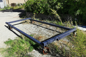 Carrello barca da cantiere