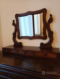 ANTICA  TOILETTE SPECCHIERA  da tavolo