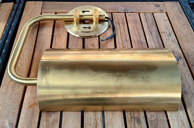 Lampada da studio/scrivania/quadro, in ottone