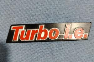 Sigla fregio stema targhetta Fiat I turbo ie
