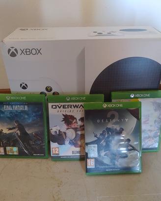 Xbox serie s più 4 giochi e controller 