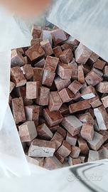 Tessere mosaico marmo Rosso Verona