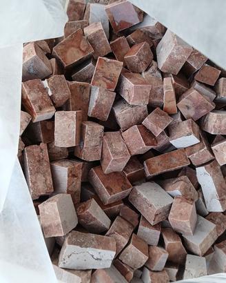 Tessere mosaico marmo Rosso Verona