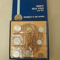 Repubblica di San Marino Monete dello Stato 1972 