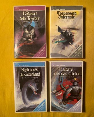 LibroGame Lupo Solitario 1-4 • 1° edizione E. Elle
