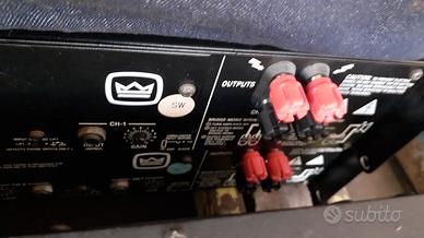 coppia amplificatori crown c1210 cinemeccanica