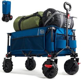 TIMBER RIDGE Carrello Spiaggia Ruote Grandi