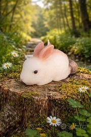 candela  coniglietto con orecchie marrone