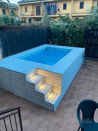 Piscina  fuori terra rivestita