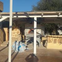 struttura in legno per gazebo