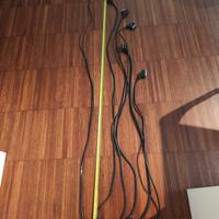 6 cavi prese scart tv decoder dvd games prolunga 