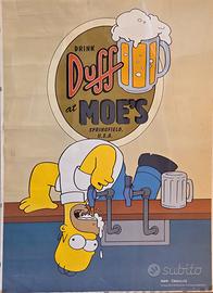 Poster Simpson stampa Vintage 100x70 anno 2001