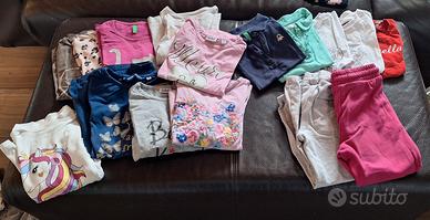 lotto vestiti bambina 5 anni