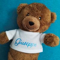 orsetto peluche personalizzato con nome