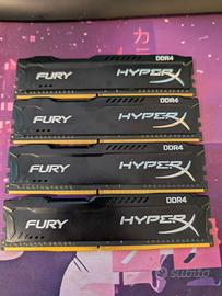 Ram DDR4 hyper-X Fury