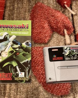 SNES Super Nintendo Kawasaki Superbike