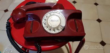 Telefono Lillo anni 70 / 80 Rosso
