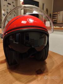 Casco jet Marko rosso M
