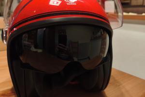 Casco jet Marko rosso M